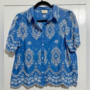 EUC Sezane - Elvira Blouse  Size 8 (40)
